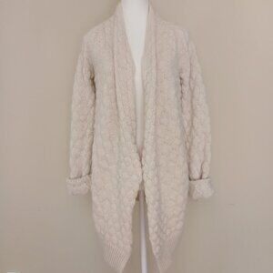 Zadig & Voltaire Daphnee Alpaca Lambswool Blend Open Cardigan Sweater Size S